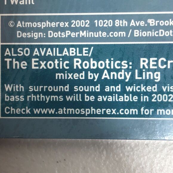 Atmospherex RECreate CD Andy Ling Salt Tank Tarrentella Basilica Filmpalast New - Picture 4 of 8